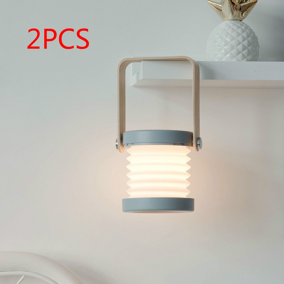 Foldable LED Night Light - Touch Dimmable & USB Rechargeable