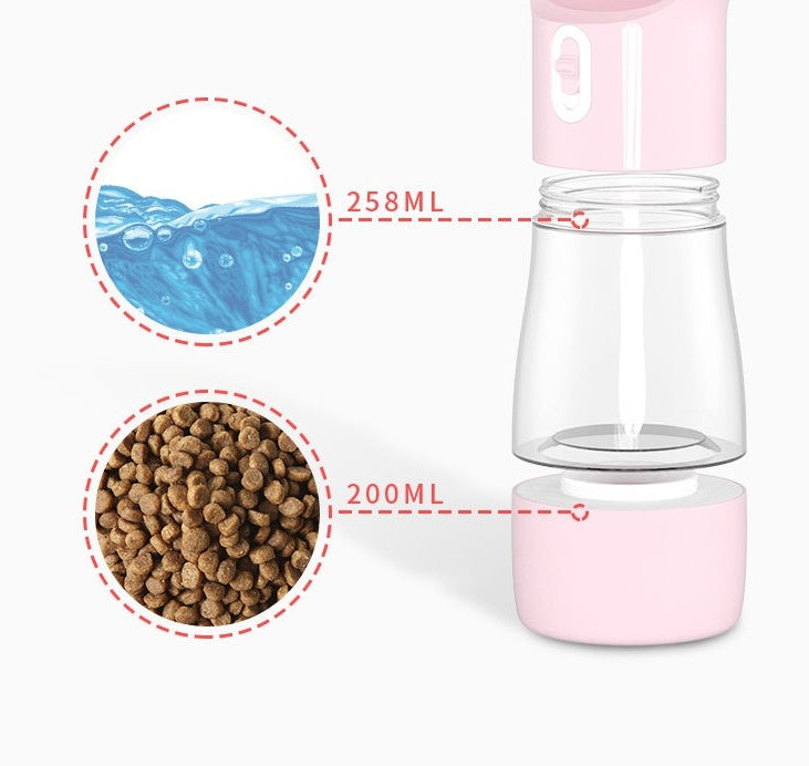 Traveling Out Portable Pet Water/Food Dispenser