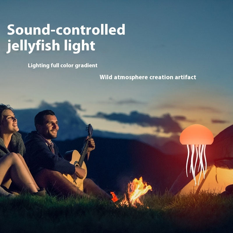 LED Jellyfish Mood Lamp – Smart Night Light for Desk & Bedside