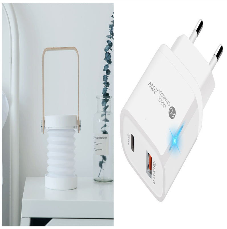 Foldable LED Night Light - Touch Dimmable & USB Rechargeable