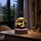 Crystal Ball Dinosaur Night Light – USB Powered Cosmic Bedside Lamp