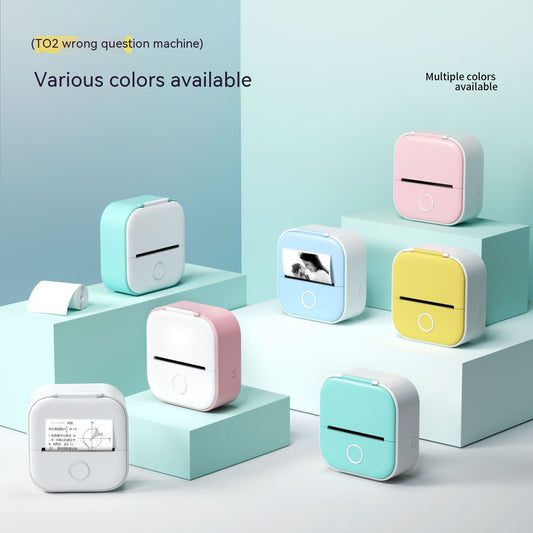 Portable Mini Thermal Label & Photo Printer – Bluetooth Price Tag Printer