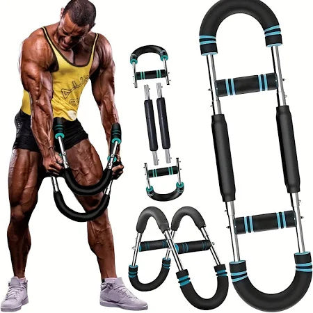 U-Shaped Arm & Chest Strengthener – Adjustable Forearm Trainer for Home Gym