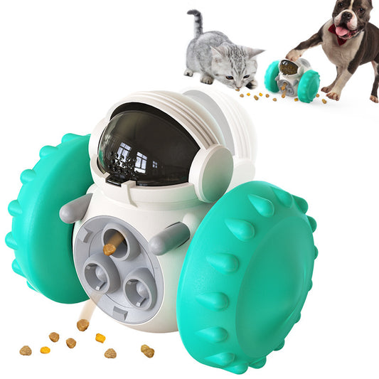 Interactive Pet Feeding Toy Car – Slow Food Balance Toy for Dogs & Cats