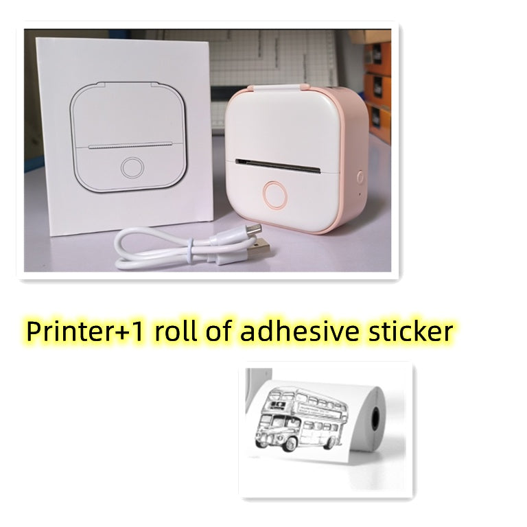 Portable Mini Thermal Label & Photo Printer – Bluetooth Price Tag Printer