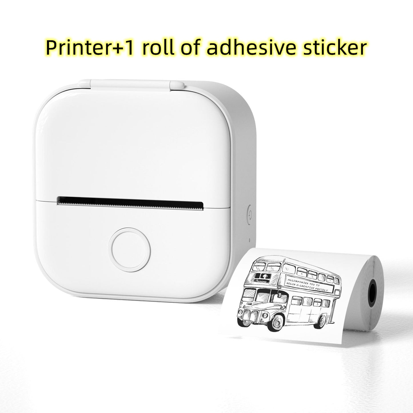 Portable Mini Thermal Label & Photo Printer – Bluetooth Price Tag Printer