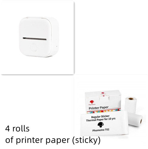 Portable Mini Thermal Label & Photo Printer – Bluetooth Price Tag Printer