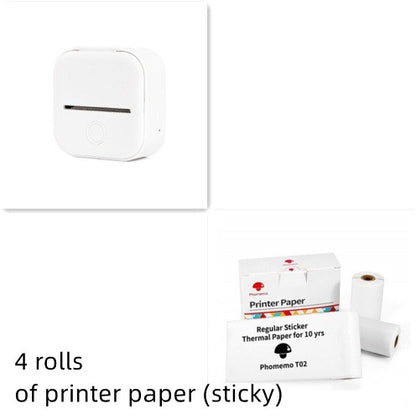 Portable Mini Thermal Label & Photo Printer – Bluetooth Price Tag Printer