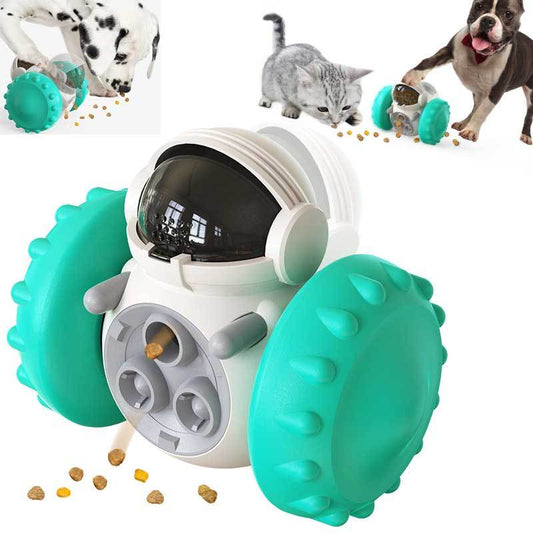 Interactive Pet Feeding Toy Car – Slow Food Balance Toy for Dogs & Cats